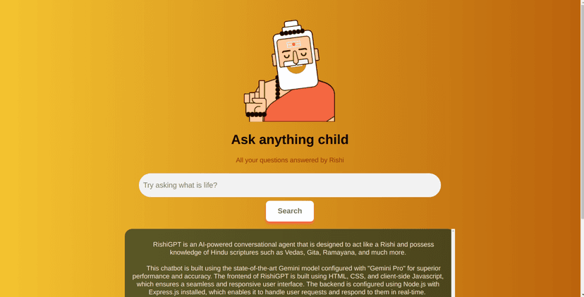 RishiGPT: A Monk Chatbot